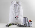 Personalised Santa Sack Wreath - White - Honeysuckle and Lime