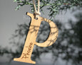 Personalised Wooden Name Tag Ornament