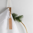 Personalised Linen Santa Sack - White - Honeysuckle and Lime