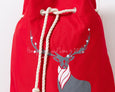 Personalised Santa Sack Reindeer - Red - Honeysuckle and Lime
