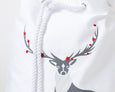 Personalised Santa Sack Reindeer - White - Honeysuckle and Lime