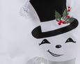 Personalised Santa Sack Snowman - White - Honeysuckle and Lime